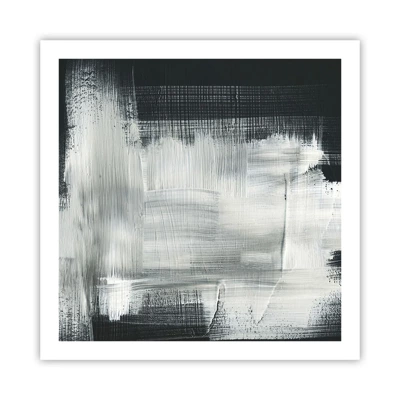 Poster - Woven from the Vertical and the Horizontal - 60x60 cm