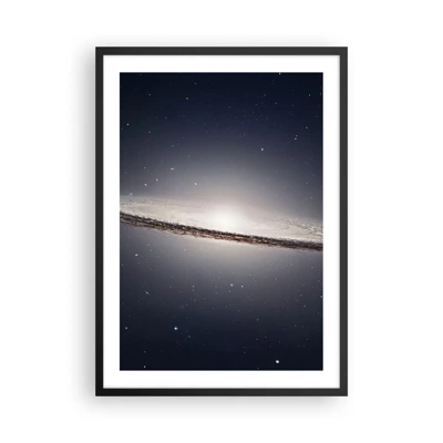 Poster in black frame - A Long Time Ago in a Distant Galaxy - 50x70 cm
