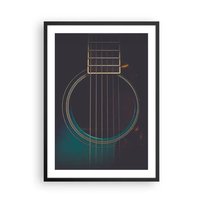 Poster in black frame - A Moment Before It Sounds - 50x70 cm