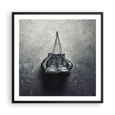 Poster in black frame - A Time of Fight and a Time of Peace - 60x60 cm