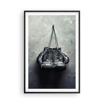 Poster in black frame - A Time of Fight and a Time of Peace - 61x91 cm