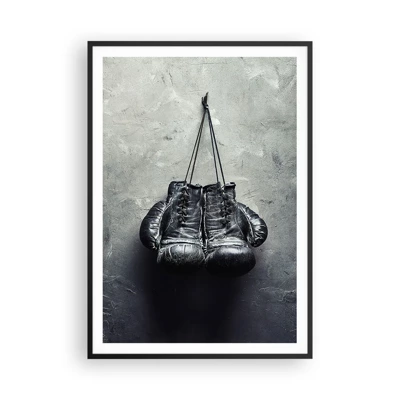 Poster in black frame - A Time of Fight and a Time of Peace - 70x100 cm