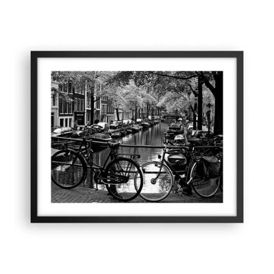 Poster in black frame - A Very Dutch View - 50x40 cm