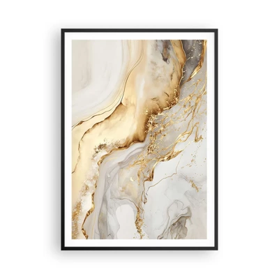 Poster in black frame - Abstract: Beauty and Good - 70x100 cm