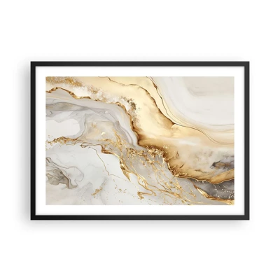 Poster in black frame - Abstract: Beauty and Good - 70x50 cm