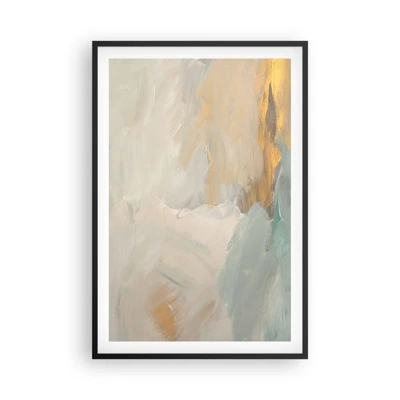 Poster in black frame - Abstract: Land of Gentleness - 61x91 cm