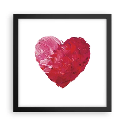 Poster in black frame - All You Need Is Love - 30x30 cm