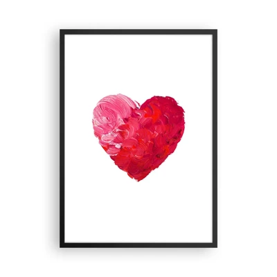 Poster in black frame - All You Need Is Love - 50x70 cm