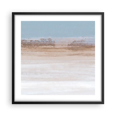 Poster in black frame - Ambiguous Landscape - 50x50 cm