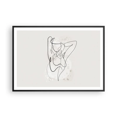 Poster in black frame - Art of Seduction - 100x70 cm