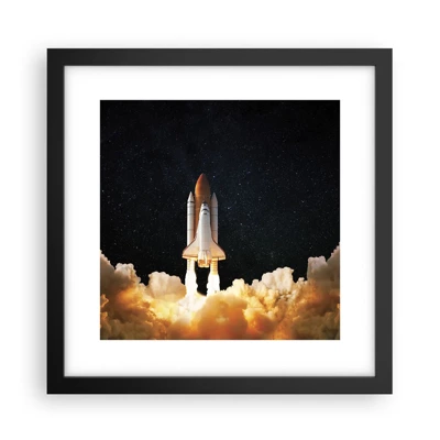 Poster in black frame - As Astra! - 30x30 cm