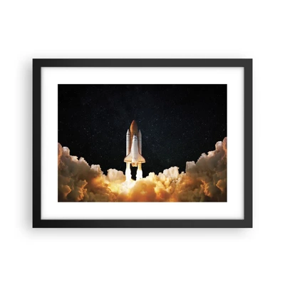 Poster in black frame - As Astra! - 40x30 cm