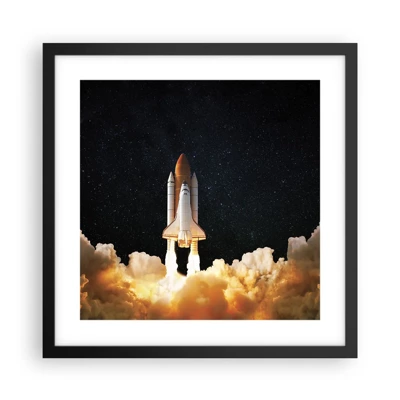 Poster in black frame - As Astra! - 40x40 cm