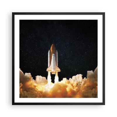 Poster in black frame - As Astra! - 60x60 cm