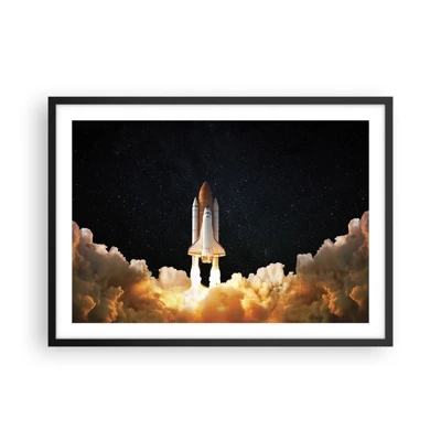 Poster in black frame - As Astra! - 70x50 cm