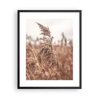 Poster in black frame - Autumn Has Arrived in the Fields - 40x50 cm