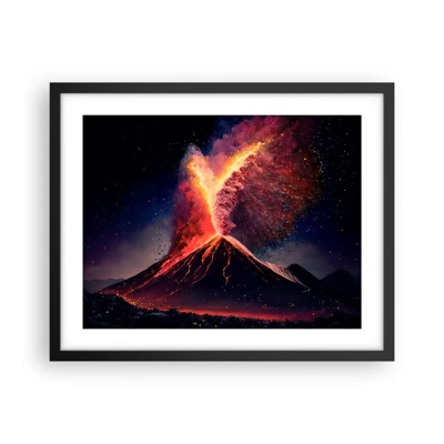 Poster in black frame - Beauty and Threat - 50x40 cm