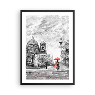 Poster in black frame - Berlin Encounter - 50x70 cm