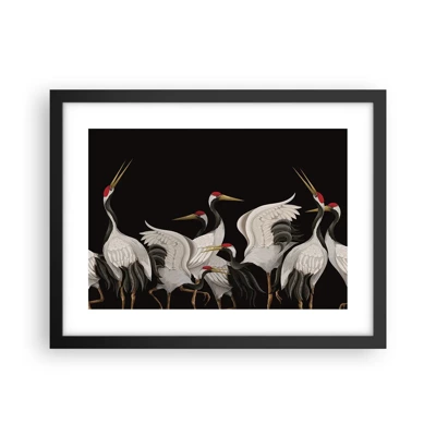 Poster in black frame - Bird Affairs - 40x30 cm