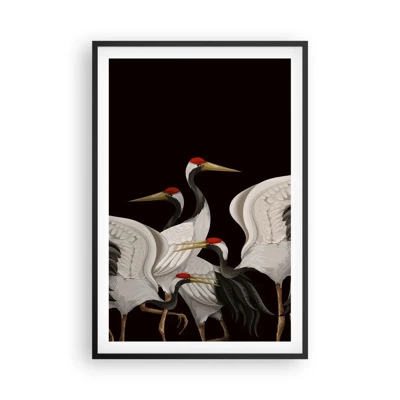 Poster in black frame - Bird Affairs - 61x91 cm