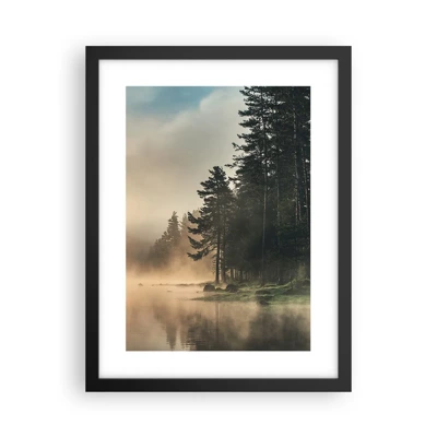 Poster in black frame - Birth of a Day - 30x40 cm