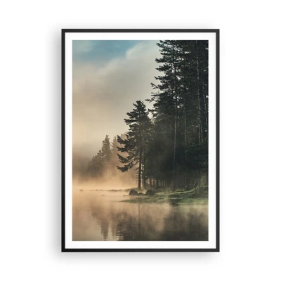 Poster in black frame - Birth of a Day - 70x100 cm