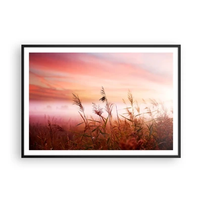 Poster in black frame - Blowing in the Wind - 100x70 cm