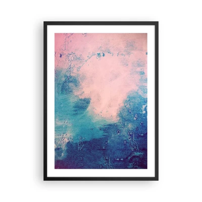 Poster in black frame - Blue Hug - 50x70 cm