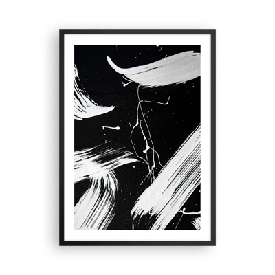 Poster in black frame - Breaking the Darkness - 50x70 cm