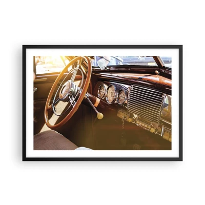 Poster in black frame - Breath of Luxury form the Past - 70x50 cm