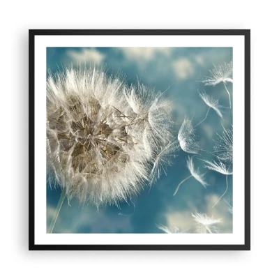 Poster in black frame - Breath of an Angel - 60x60 cm