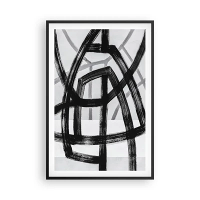 Poster in black frame - Building Depth - 61x91 cm