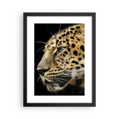 Poster in black frame - Calm, Focused, Ready - 30x40 cm