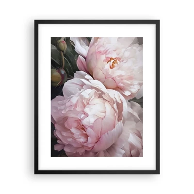 Poster in black frame - Captured in Full Bloom - 40x50 cm