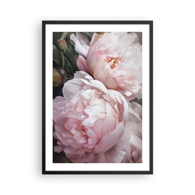 Poster in black frame - Captured in Full Bloom - 50x70 cm