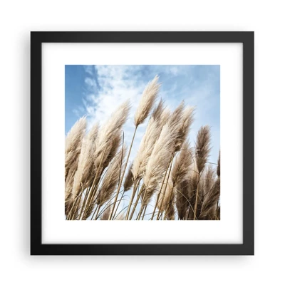 Poster in black frame - Caress of Sun and Wind - 30x30 cm