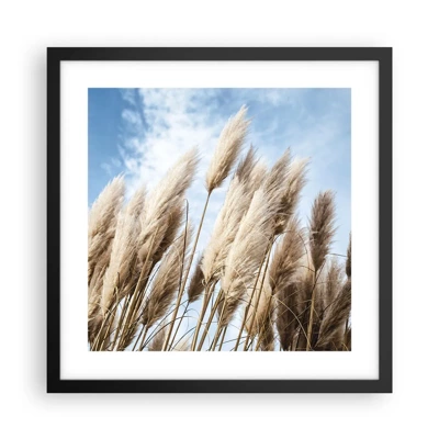 Poster in black frame - Caress of Sun and Wind - 40x40 cm