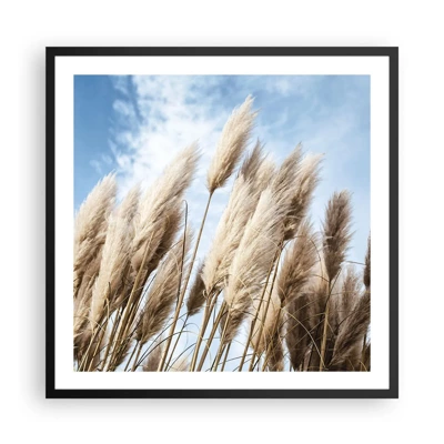 Poster in black frame - Caress of Sun and Wind - 60x60 cm