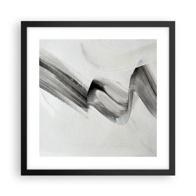 Poster in black frame - Casually for Fun - 40x40 cm