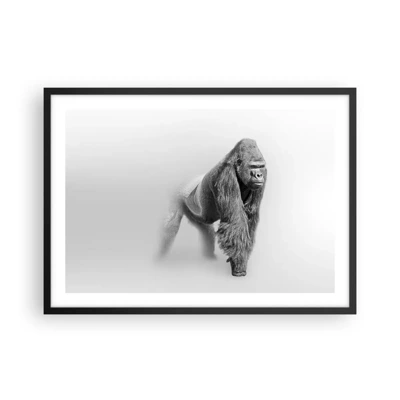 Poster in black frame - Certain of Its Strength - 70x50 cm