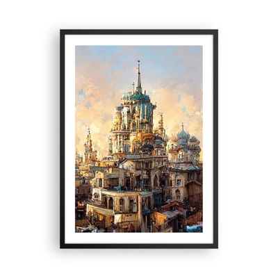 Poster in black frame - City of Cities - 50x70 cm