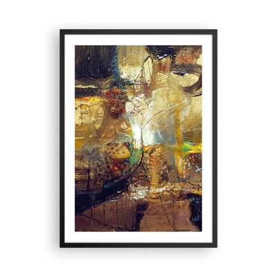 Poster in black frame - Cold, Warm, Hot - 50x70 cm