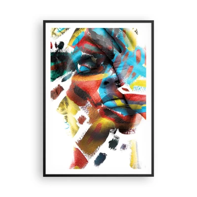 Poster in black frame - Colourful Personality - 70x100 cm