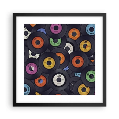 Poster in black frame - Colours of Classics - 40x40 cm