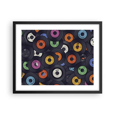 Poster in black frame - Colours of Classics - 50x40 cm