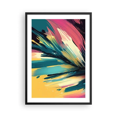 Poster in black frame - Composition -Explosion of Joy - 50x70 cm