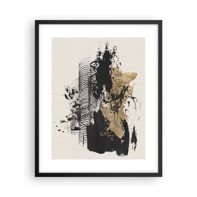 Poster in black frame - Composition With Passion - 40x50 cm