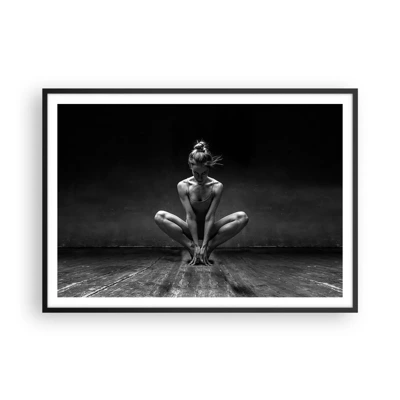 Poster in black frame - Concentration of Dancing Energy - 100x70 cm