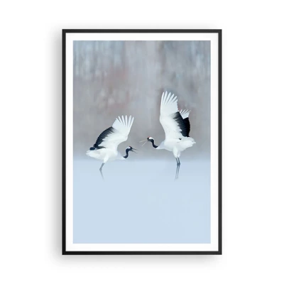 Poster in black frame - Dance in the Fog - 70x100 cm