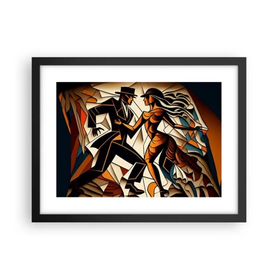 Poster in black frame - Dance of Passion  - 40x30 cm